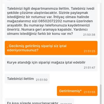 Migros Sipariş Getirme Savsaklığı.