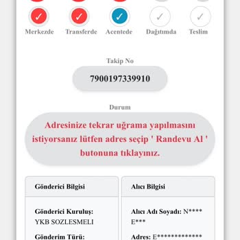 Kuryenet Kredi Kartı Teslimat Problemi