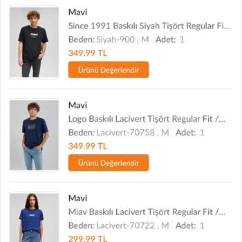 Trendyol Mavi Tshirt Delik Sorunu