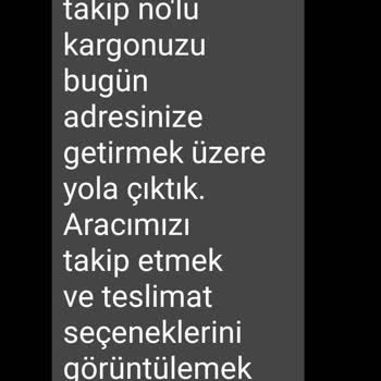 Aras Kargo Gelmediği Adrese Yerinizde Bulamadık Diye Mesaj Atıyor.