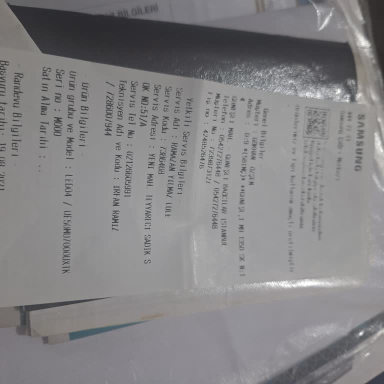 Samsung TV 3 Yıl Sonra Arıza Vermesi