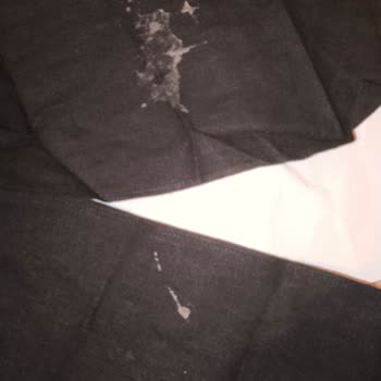 Suud Collection/ Yapışkan Madde İle Kusurlu Gönderilen Keten Elbise