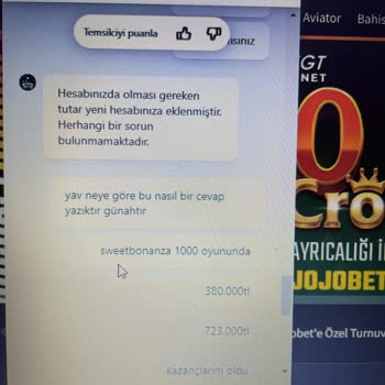 Jojobet 1.7milyon Tl Parama El Koydu.