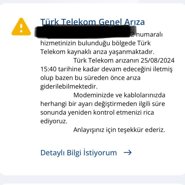 TurkNet İnternet Hizmeti Sorunu Ve Çözüm Süreci