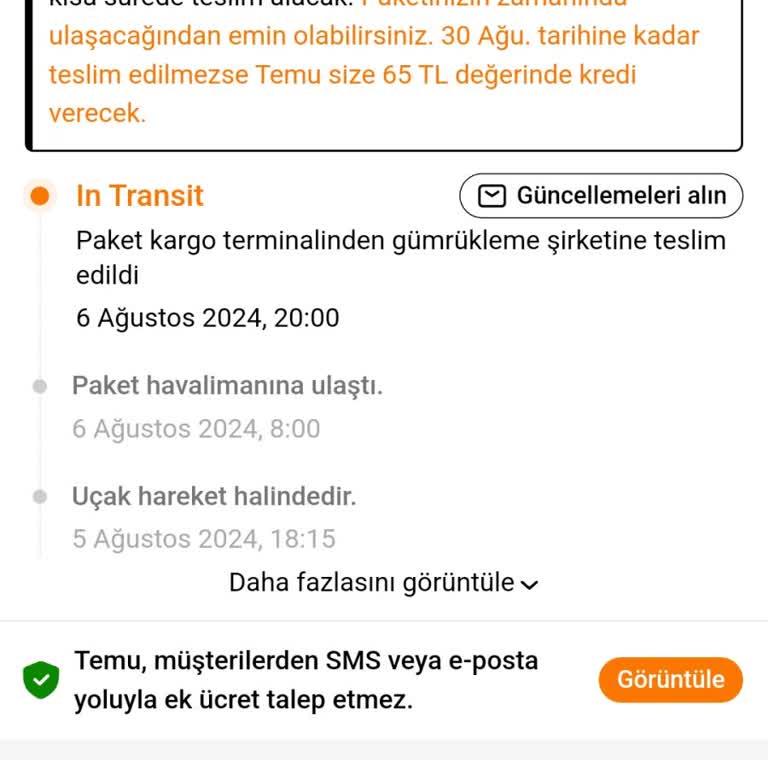 MNG Kargo'nun Temu Siparişimdeki Teslimat Sorunu