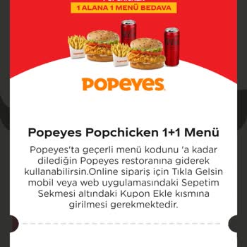 Tıkla Gelsin Promosyon Kodu Sorunu