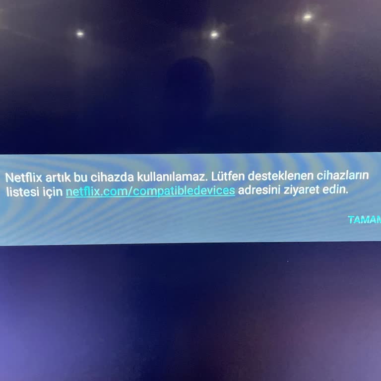 Netflix İzleyemiyorum Lütfen Yardımcı Olun