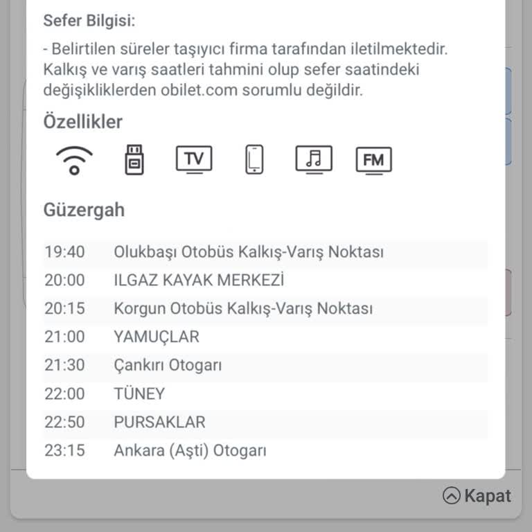 Özlem Seyahat (Çankırı - Kastamonu) Seyahat Programında Gecikmeler Ve Etkileri