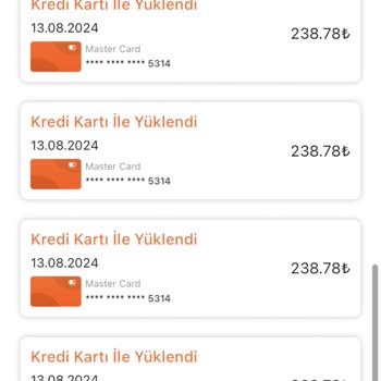 Tripy Mobility Tripy Kartımdan Bilgim Olmadan Para Çekti