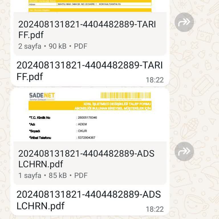 Sadenet Müşteri Hizmetlerine Ulaşamıyorum Lütfen Geri Dönüş Sağlansın