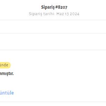 Birdiejay İki Aydır İade İçin Bekliyorum