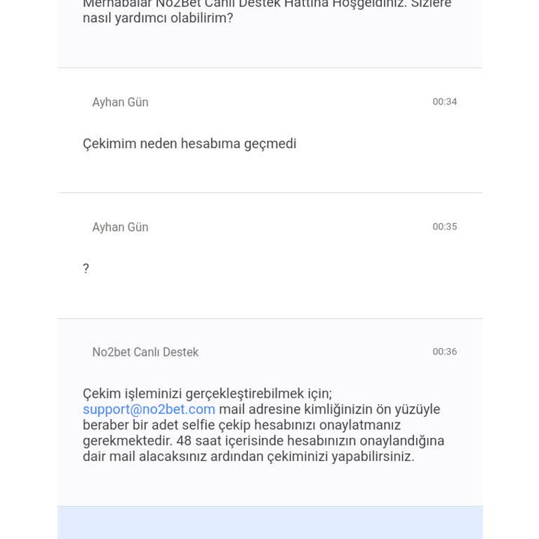 No2Bet Kimlik Doğrulama Sorunu Ve Çekim Askıya Alınması
