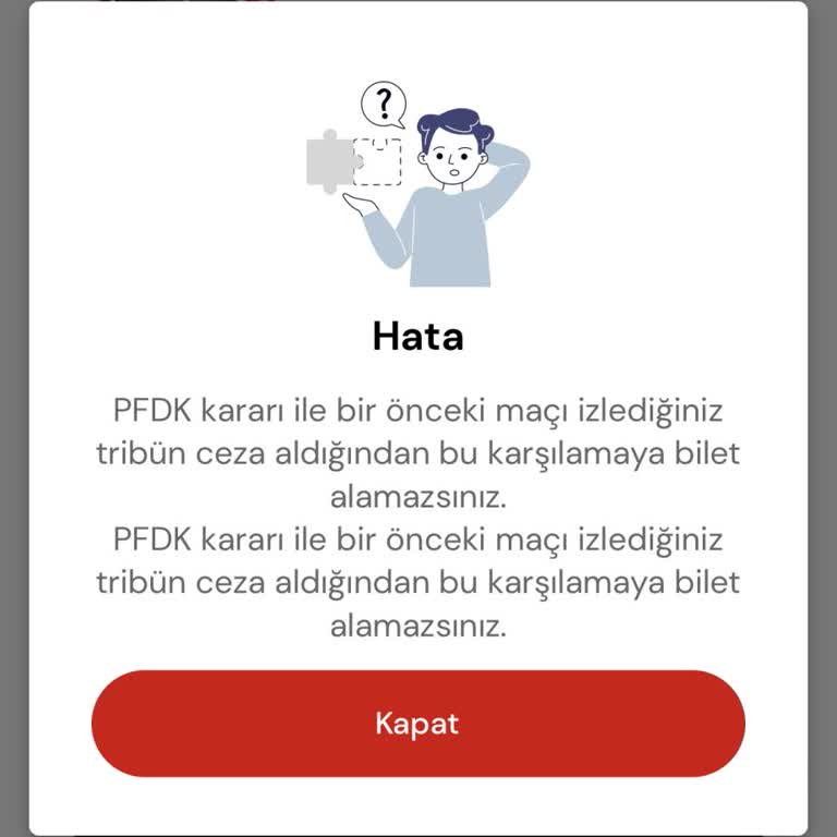 Passolig Bilet Hatası Mağduriyet