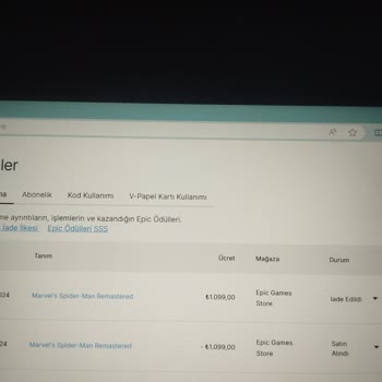 Epic Games Para İade Sorunu