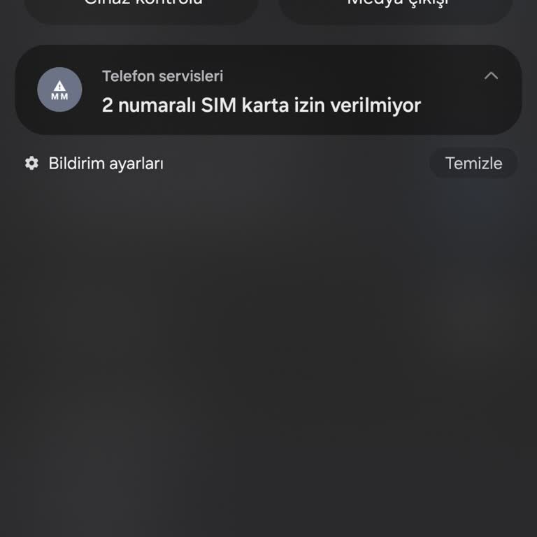 Samsung Telefon 2 Numaralı Sim Karta İzin Verilmiyor