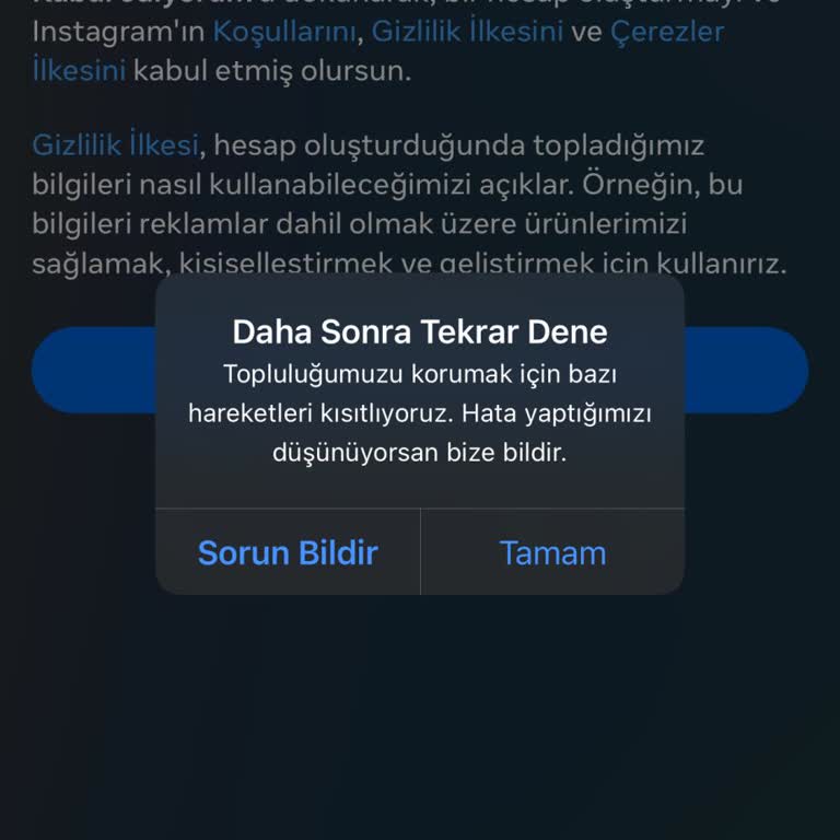 Instagram Topluluğumuzu Korumak İçin Bazı Hareketleri Kısıtlıyoruz Diyor