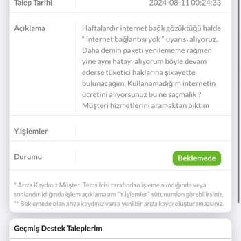 AratWifi Wi-Fi İnternet Kesintisi Şikayeti