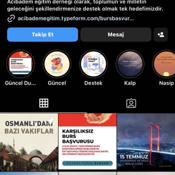 Acıbadem Vakfı Burs Adı Altında