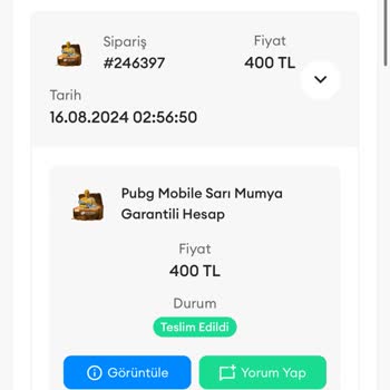 Oyun Dinar Mumya Garantili Hesap Boş Çıktı!