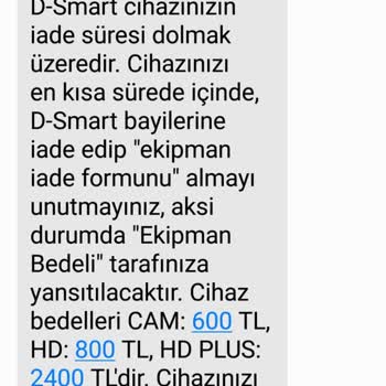 DSmart'tın Derdi Dekoderi Almak Değil. 800 TL Yi Almak