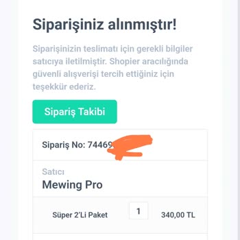 Mewing Prodan Sipariş Verdiğim Ürün 2 Haftadır Kargoya Dahi Verilmedi
