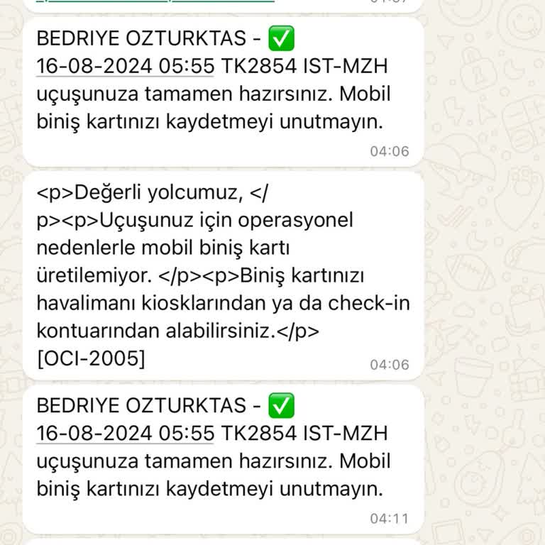 THY Para İle Satın Aldığım Koltuğa Check-in Yapamadım