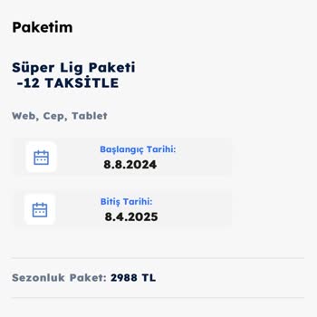 Tod TV Sezonluk Lig Paketi