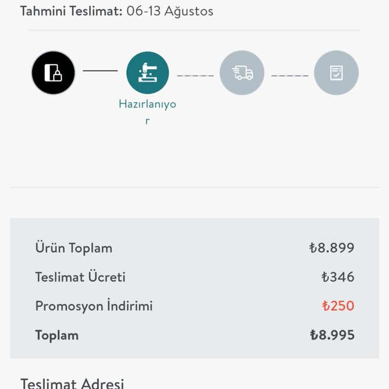 Vivense Siparişimi Teslimat Süresi Geçmiş Olmasına Rağmen Göndermedi.