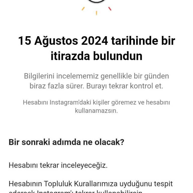 Instagram Hesabımın Haksız Yere Askıya Alınması