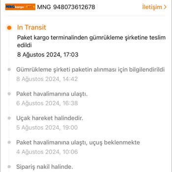 MNG Kargomu Gümrükten Alıp Teslim Etmiyor!