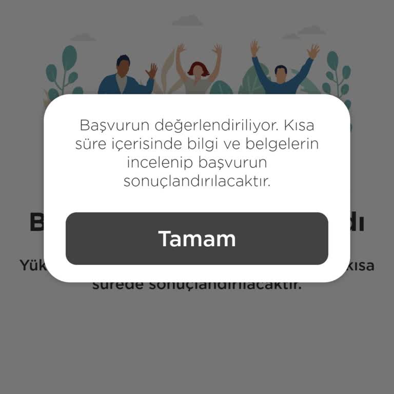Martı Tag Sürücü Başvurum Değerlendirilmedi