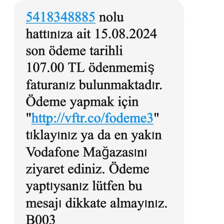 Vodafone Hat İptali Sorunu ve Haksız Fatura Mağduriyeti