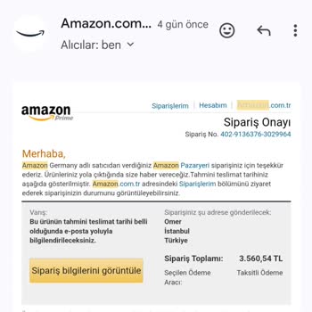 Amazonun Gümrük Yasası Çıktıktan Sonra Satışa Devam Etmesi