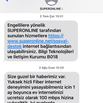 Superonline Hediye Verildi Denilen Hız Verilmedi