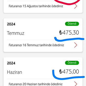 Vodafone Faturası Hatalı: 2500 TL Şok!