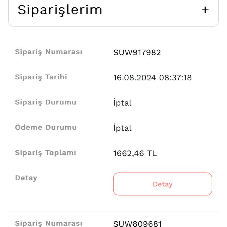 Suwen Para İadesi Yapılmadı