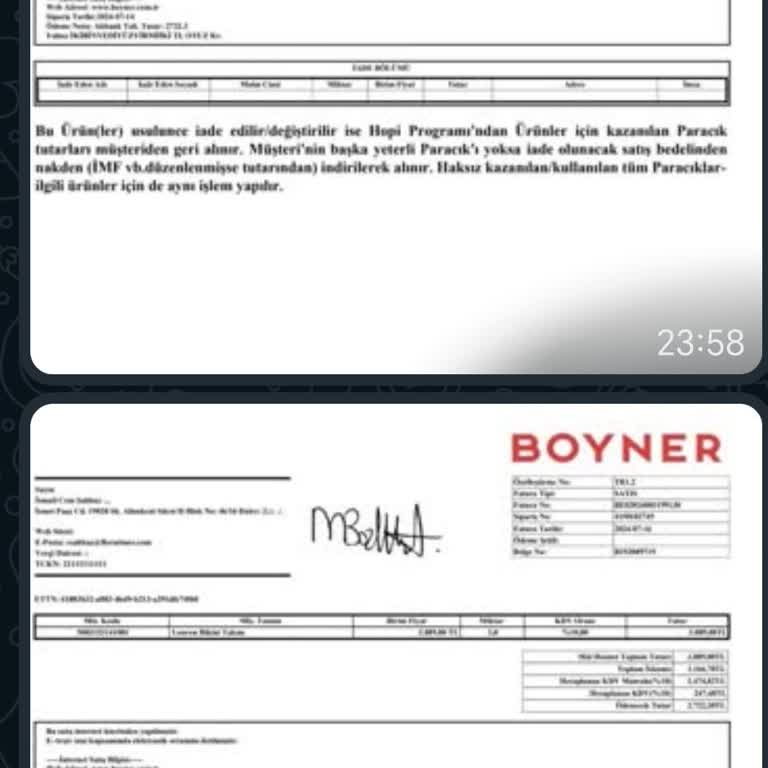 Boyner De Yaşadığımız Problem