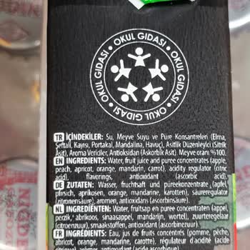 Juss Meyve Suyu'nun Paketinin Üstündeki Yanıltıcı İçerik