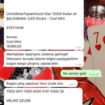 Buharsigara - elektriklisigara.com Elektronik Sigara Siparişim Gönderilmedi Ve İletişim Kesildi