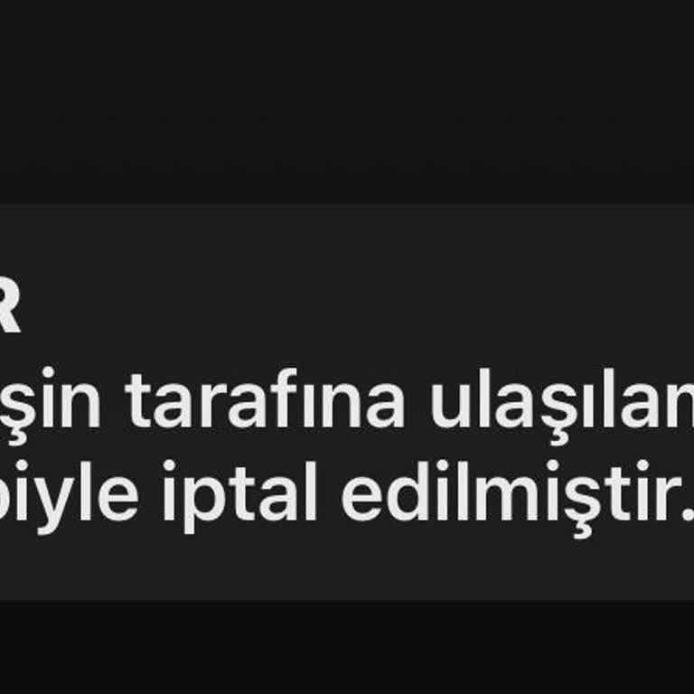 Getir Kahve Siparişim Teslim Edilmedi Ve İade Talebim Reddedildi