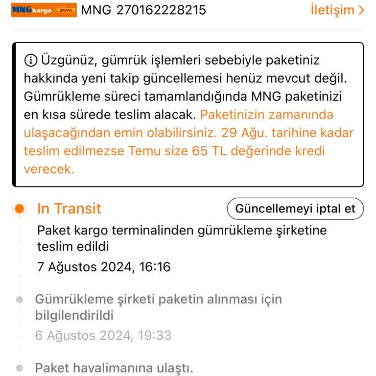 Temu Gümrük Sorunu Çözülmeyen Teslim Sorunu