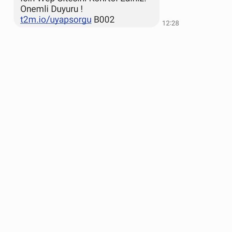 Cloud E Tıc (SMS) Tarafından Gelen Mesaj!