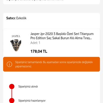 Her Şey Yanımda 1 Ay Oldu Para İadem Yok!