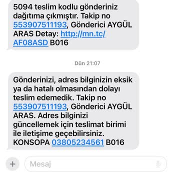 MNG Kargo Kargo Adresi Hatalı Denip Eve Gelmedi