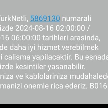 TurkNet Gece Yapılan Bakım Çalışması İnternet Kesintisine Sebep Oldu