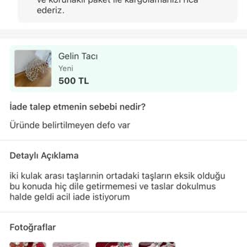 Dolap Haksız Yere Olan İade Tal. İtiraz Ettim Ve Dolap Uygulaması Kabul Etti