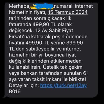 TurkNet 6 Ayda Bir Zam