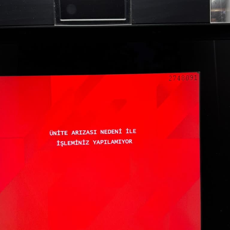 Ziraat Bankası Ziraat ATM Para Ünitesi Arızası