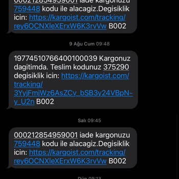 Kargoist İade Kargomu Almaya Gelmiyor!