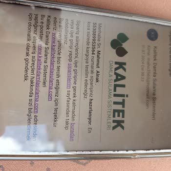 Kalitek Konya'nın Sipariş Gecikmesi Ve İletişim Sorunları